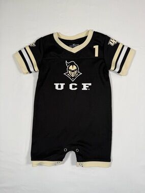 COLOSSEUM UCF Knights Football Jersey Romper Infant Size 6-12M Game Day Outfit